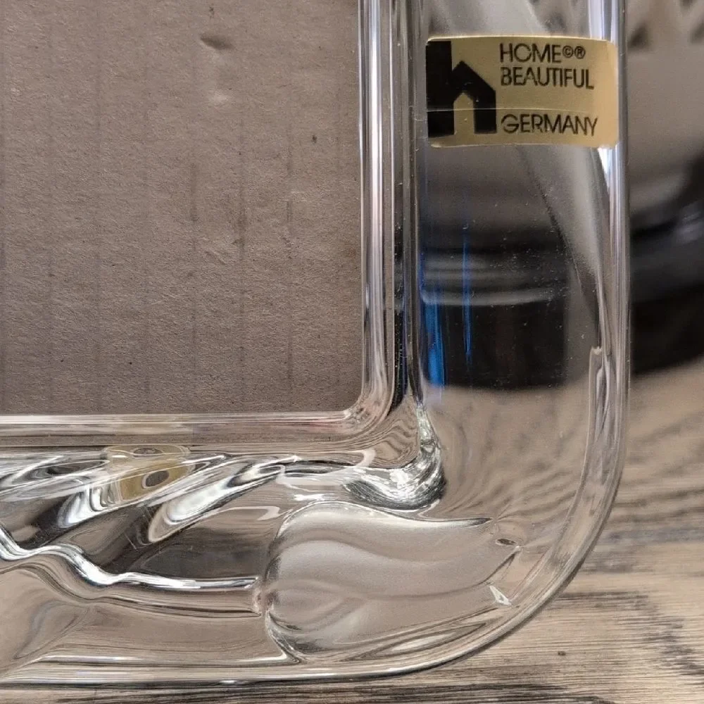 Home Beautiful Germany Etched Glass Tulip Picture Frame 2.5